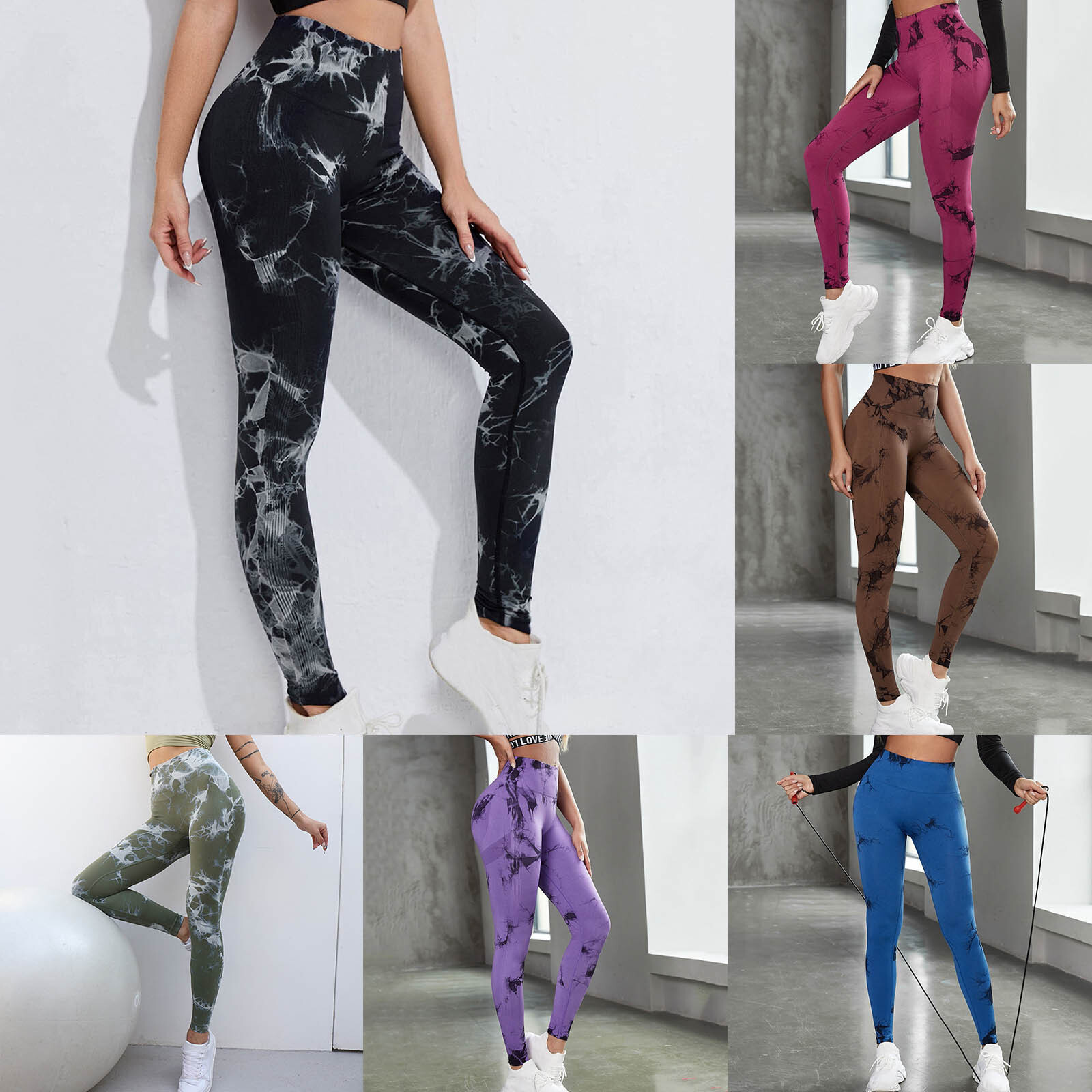 Tie Dye Leggings Workout