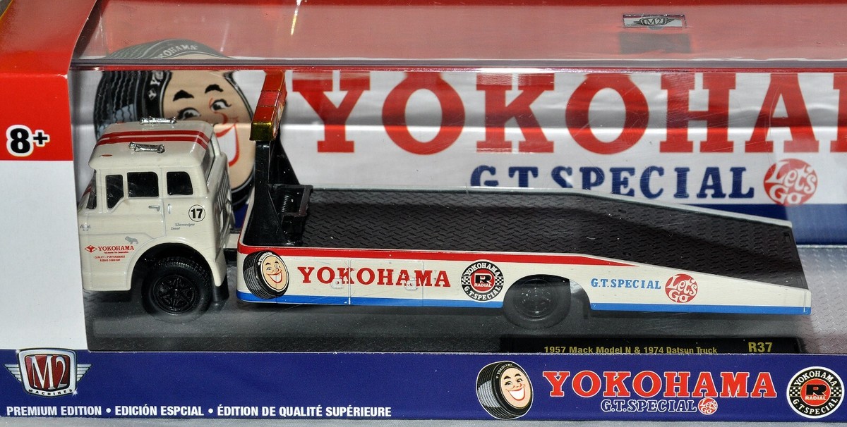 M2 Machines Yokohama 1957 Mack Model N & 1974 Datsun Truck Premium