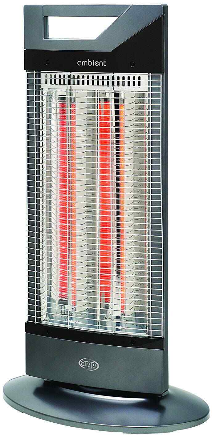 Stufa Elettrica Carbonio 1000 Watt Oscillante Antracite Argo 191070154 Ambient