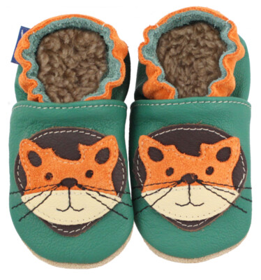 Beck 6017 Kleiner Tiger Krabbelschuhe Warmfutter Puschen Baby Hausschuh Geschenk