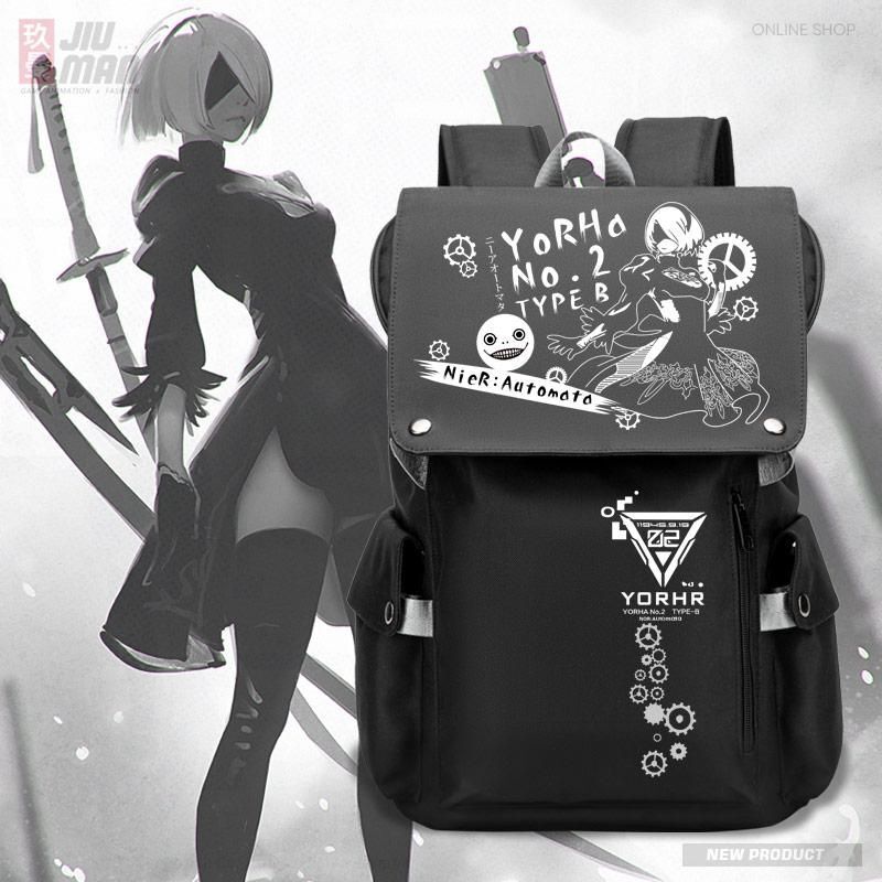 NieR:Automata Backpack High Capacity School Bag Cosplay