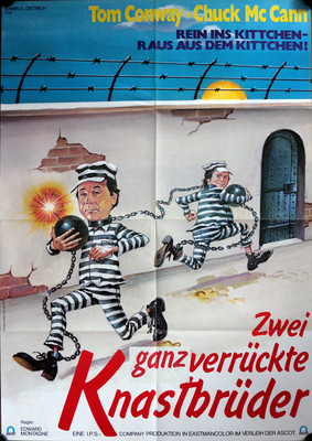 Zwei ganz verrückte Knastbrüder Filmposter A1 They Went That-A-Way Chuck McCann