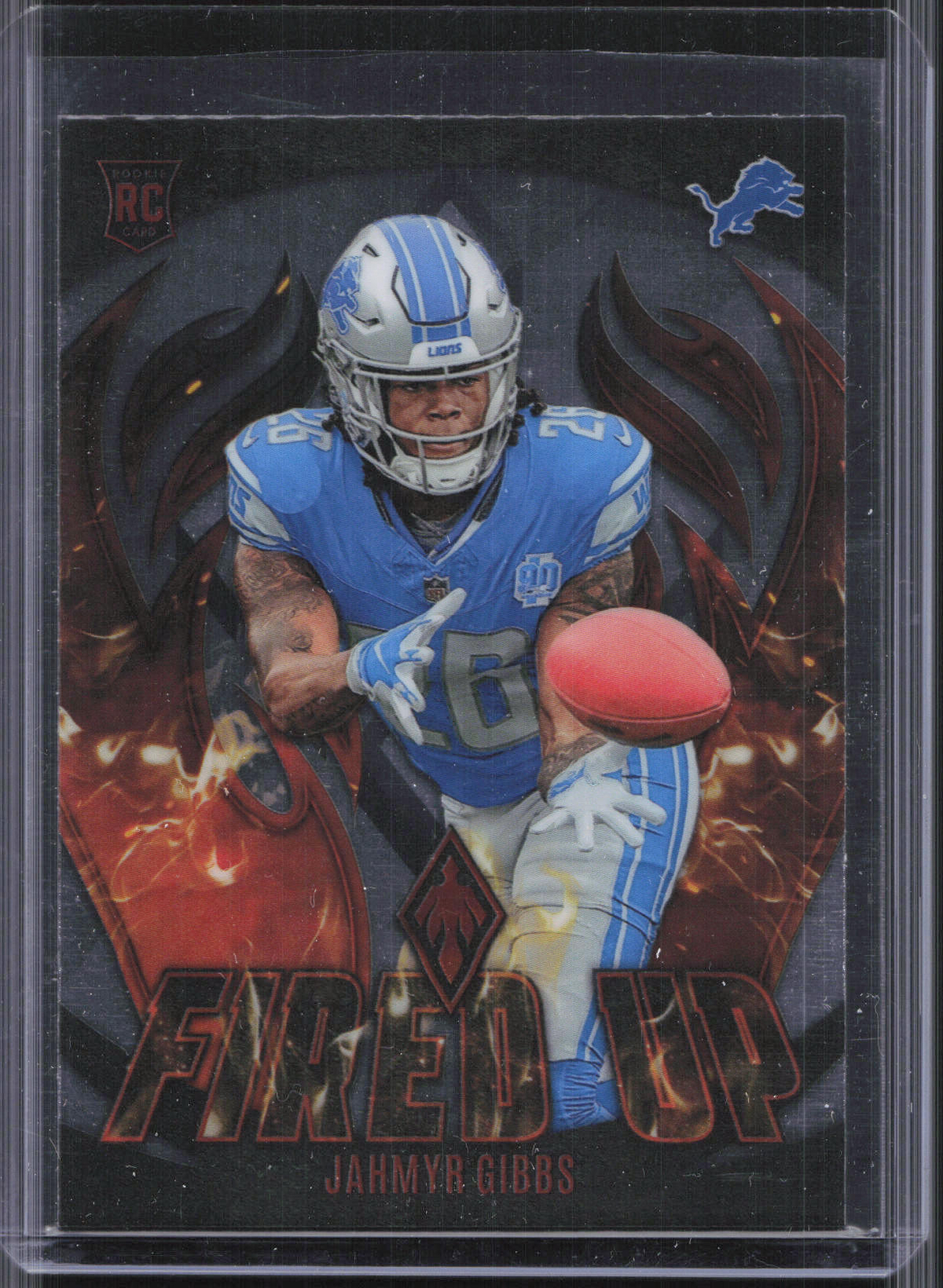 2023 Panini Phoenix #FU-10 Jahmyr Gibbs Fired Up