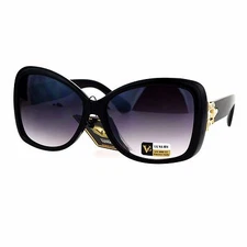 Womens Elegant Fashion Sunglasses Square Butterfly Frame UV 400