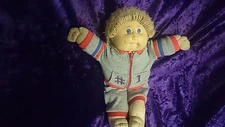 VINTAGE 1982 CABBAGE PATCH KIDS KID DOLL BLONDE HAIR BLUE EYES #1 THREE STAR HTF