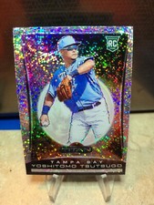 2020 Panini Rewards Chronicles Titan Yoshitomo Tsutsugo White Sparkle Rookie