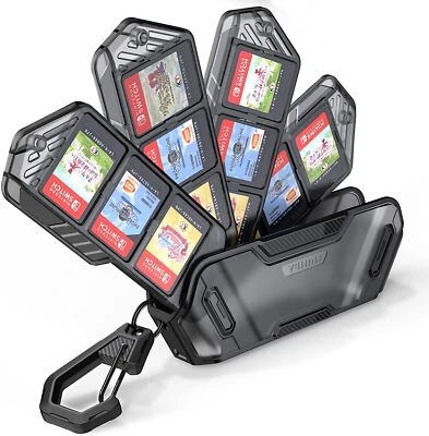 Mumba 12 Switch GameCard Case Holder for Nintendo Switch GameCard 4 Layer Holder