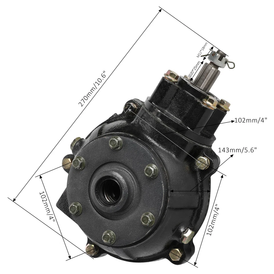 卡丁车 CV 轴齿轮箱传动轴差速外壳高尔夫越野车四轮自行车 — 第 2/4 张图片