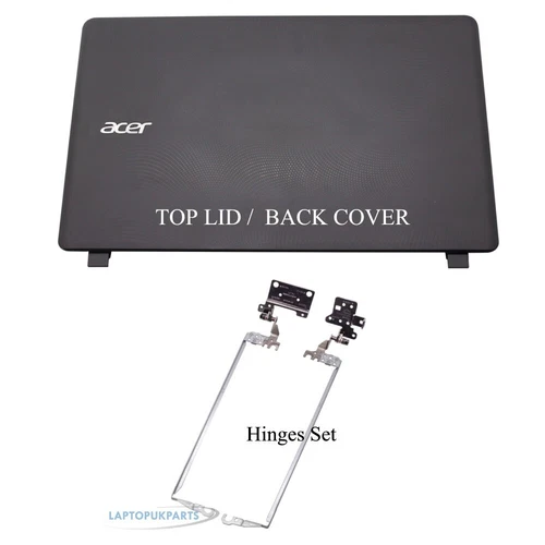 Compatible For Acer Aspire N16C2 Black LCD Rear Back Cover Top Lid + Hinges Set