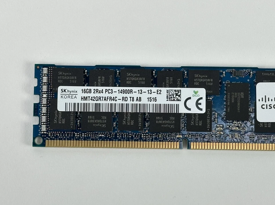 Lot of 24x 16GB 2Rx4 PC3-14900R ECC DDR3 Server Memory RAM Cisco Dell HP 384GB - Image 4 of 4