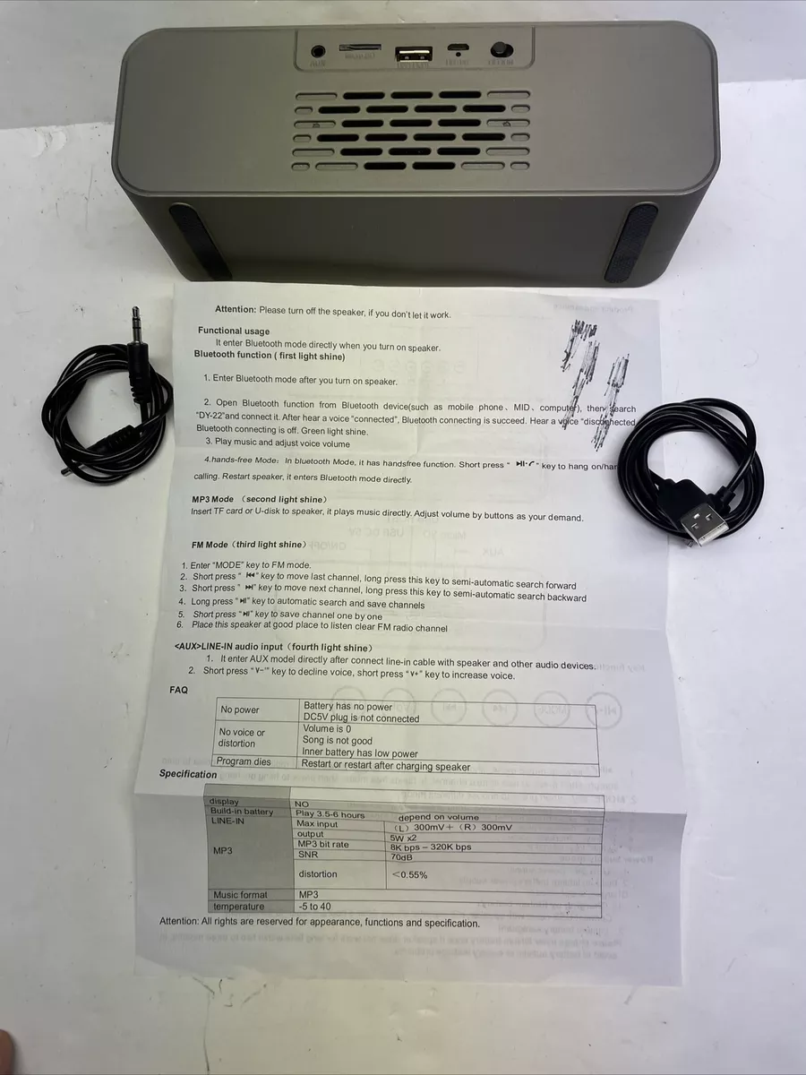 Musky mini sales hifi speaker dy22