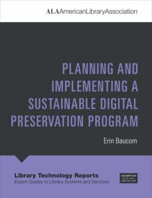 Planning and Implementing a Sustainable  Preservation Program, Paperback by B...