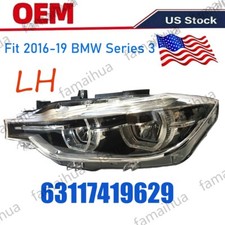 Oem 63117419629 For 2016-19 Bmw Series 3 Headlight Led Wo Afs Lh Driver Side Us