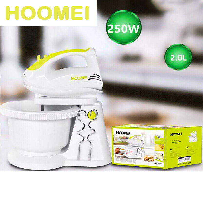 Frullatore Impastatore HOOMEI HM-6825B 5 Velocità | 250W con Ciotola