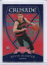 2018-19 Chronicles Kevin Huerter Crusade Purple Prizm RC Rookie #'d 37/49 Hawks