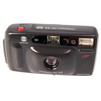 MINOLTA Freedom AF 35 Quartz Date 35mm Film Camera - Tested