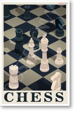 CHESS Isometric Design - NEW Art Chess Games POSTER