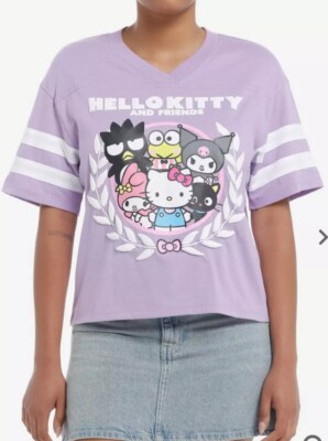 Hello Kitty Varsity T-Shirt XL From Hot Topic | eBay