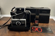 Polaroid Countdown 90 Automatic Land Camera with Case wt Flash Untested