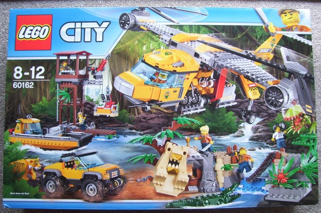 lego city jungle air drop helicopter
