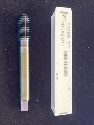 OSG  M16 X 2.0  D11-2.5P VC10, TiAlN Form Tap Thru Coolant M16x2, Japan