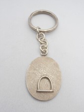Bracket: 925 Silver Keychain - Riding - Horse - Horseback Riding - Riding