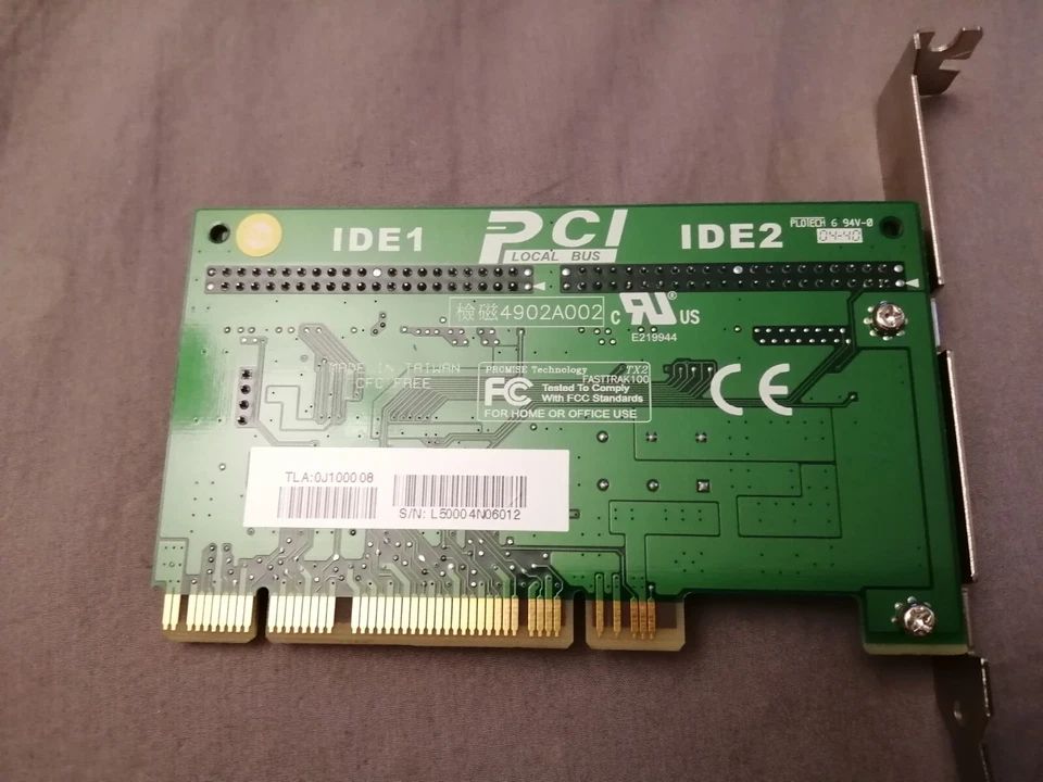 Scheda PCI IDE Raid 0/1 Promise FastTrack100 tx2 2x UltraATA Boot Bios - Immagine 4 di 4