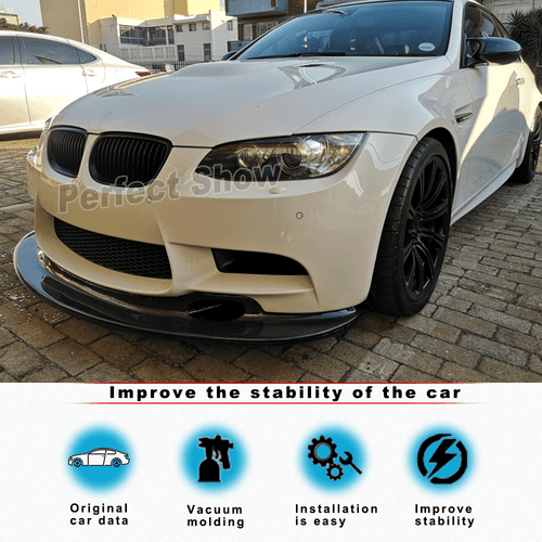 Carbon Front Stoßstange Frontlippe Spoilerlippe für BMW 3er E90 E92 E93 M3 08-13 - Bild 2 von 13