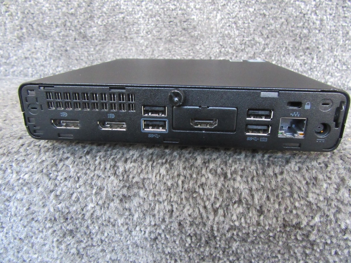 HP EliteDesk 800 g4 DM 35W i3-8100T 8th Gen 256GB M.2 SSD 16GB Ram