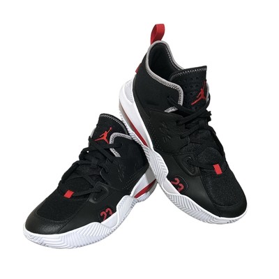 Jordan Stay Loyal 8.5 ブラック/レッド Amazon.com | Jordan Stay Loyal (Big Kid) Black/Chile Red/White