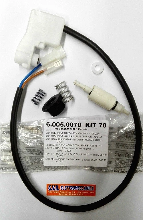 KIT 70 PRESSOSTATO COMPLETO LAVOR PER MOTOPOMPA IDRO LAVOR 6.005.0070
