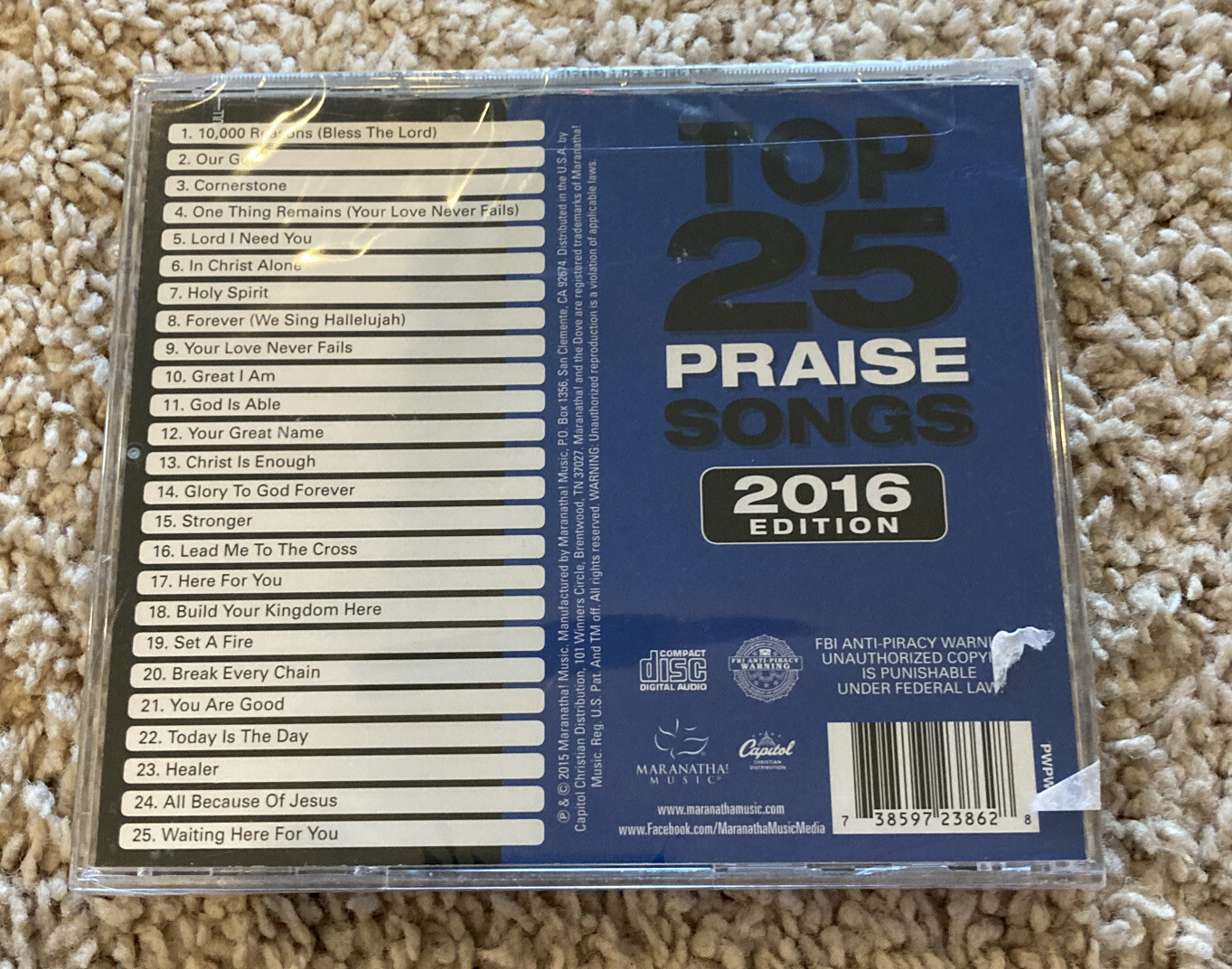 Top 25 Praise Songs - 2016 Edition - CD - Brand New Sealed | eBay