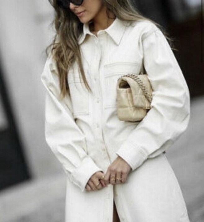 zara cream denim dress Discovering a Cream Denim Dress in Spring Fashion