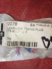 Harley custom chrome 12-278 clear view timing plug  fits all Harleys B12