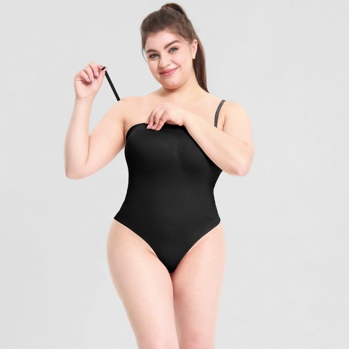 Women Tummy Control Shapewear Thong Seamless Slimming Body ShaperPantiesBodysuit - Picture 16 of 22