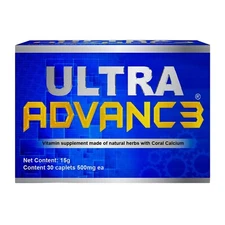 Ultra Advance 3 Blue - Ultra Advanc3 Jenjibre omega 3 garlic ginger