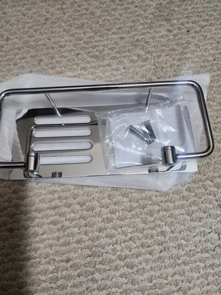 Elegante 10 pulgadas W Estante de Ducha en Cromo, ACERO INOXIDABLE, ENVÍO GRATUITO  Foto 2 de 4