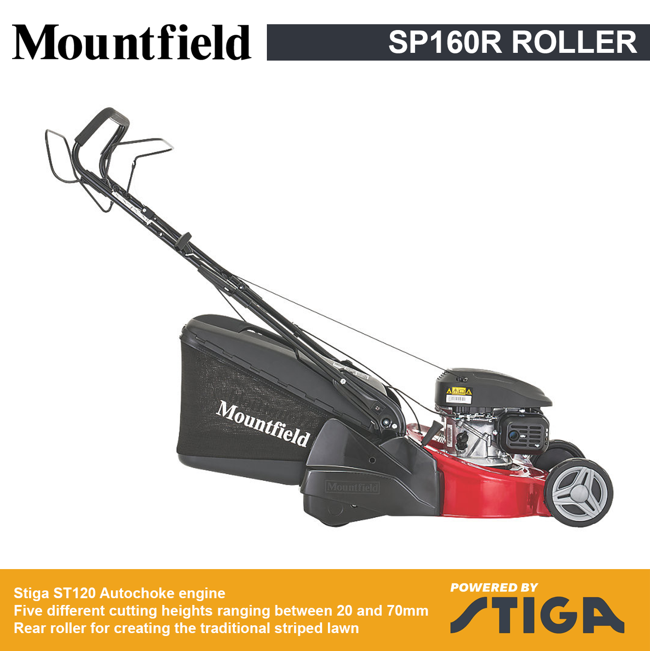 EX Mountfield SP160R Lawnmower 123cc SelfPropelled