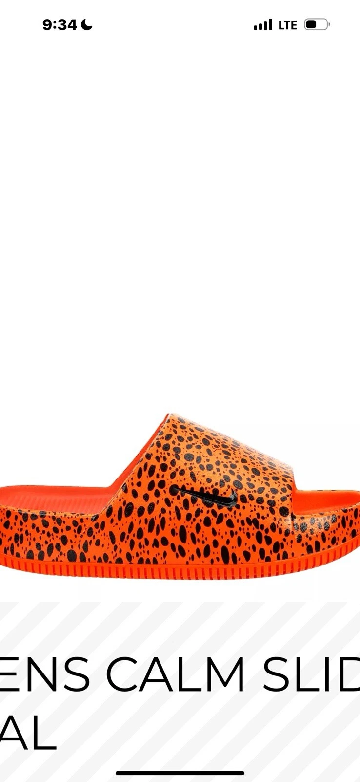 SANDALO 8 slide donna Nike Calm SE nuovo con scatola