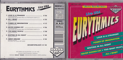 Eurythmics   Live USA   (7 Track CD)