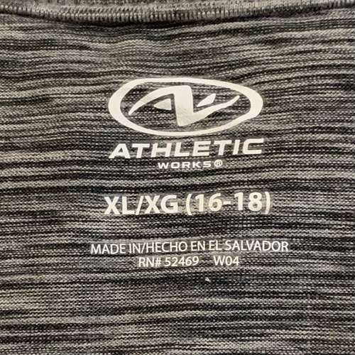 Athletic Works Womens Active Racerback Tank XL 16-18 New with Tags Grey Run Spin - Picture 2 of 5