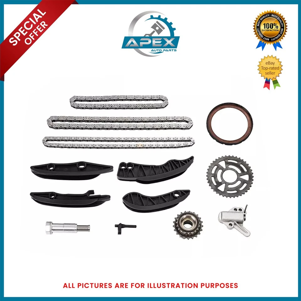 BMW 5 Touring 2.0L Moteur Diesel N47D20 Mini Coupé Timing Chaîne Kit Amélioré - Photo 2/4