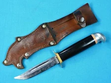 Vintage Finnish Finland Marttiini Puukko Small Hunting Knife w/ Sheath