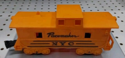 Vintage Marx O GAUGE Toy Train Pacemaker NYC Car, Orange Caboose | eBay
