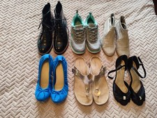 Bargain!! XXL Ladies Shoes Bundle Size 9 Sandals Boots Heels Vgc