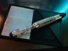 Replica Doctor Who Master 10th Metal Sonic Screwdriver Scalable LED Prop Collect