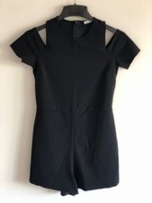 ZARA B/W Collection Romper Open-Sleeve - Size S