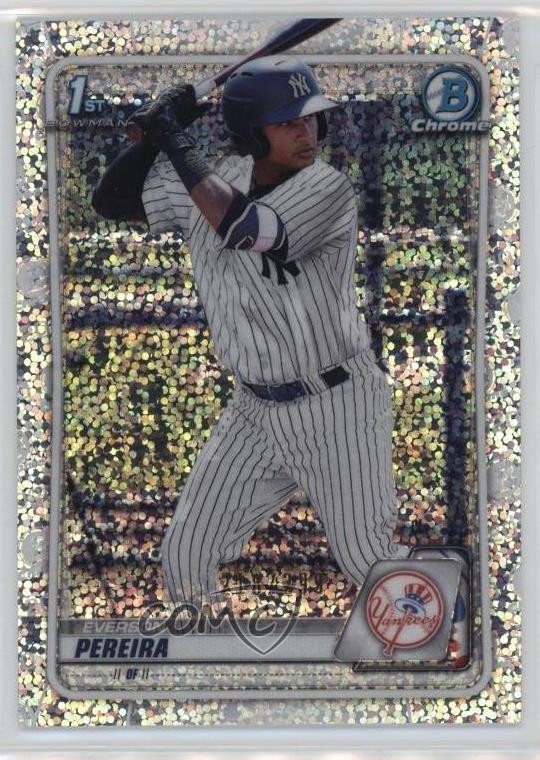 2020 Bowman Chrome Prospects Speckle Refractor /299 Everson Pereira #BCP-51