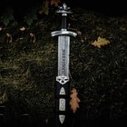 Custom Handmade Northmen Damascus Steel Viking Sword |Custom Cosplay Prop VBS-01 — photo 4