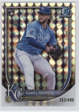 2025 Bowman Chrome Geometric Refractor 263/499 Noah Cameron #67 01nw